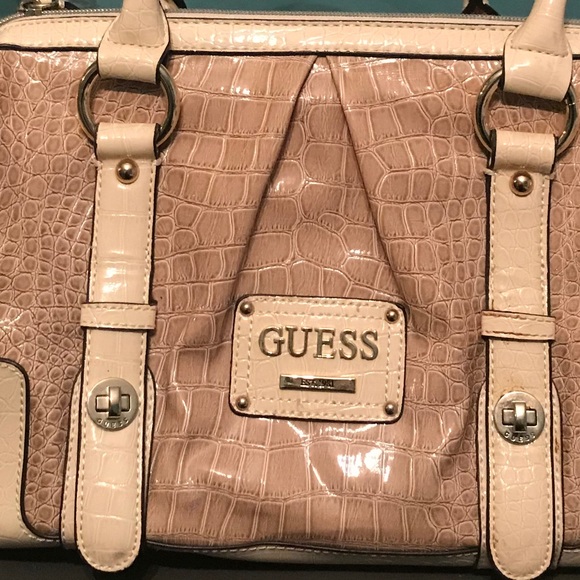 BEIGE GUESS GORGEOUS TOTE BAG - Picture 5 of 5